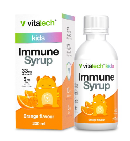 VITATECH® KIDS IMMUNE SYRUP (40 SINGLE SERVINGS)